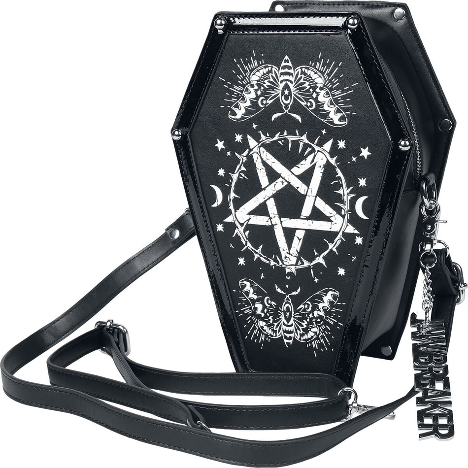 Sac à dos Gothic de Jawbreaker - Cercueil - pour Femme - noir/blanc - Jawbreaker