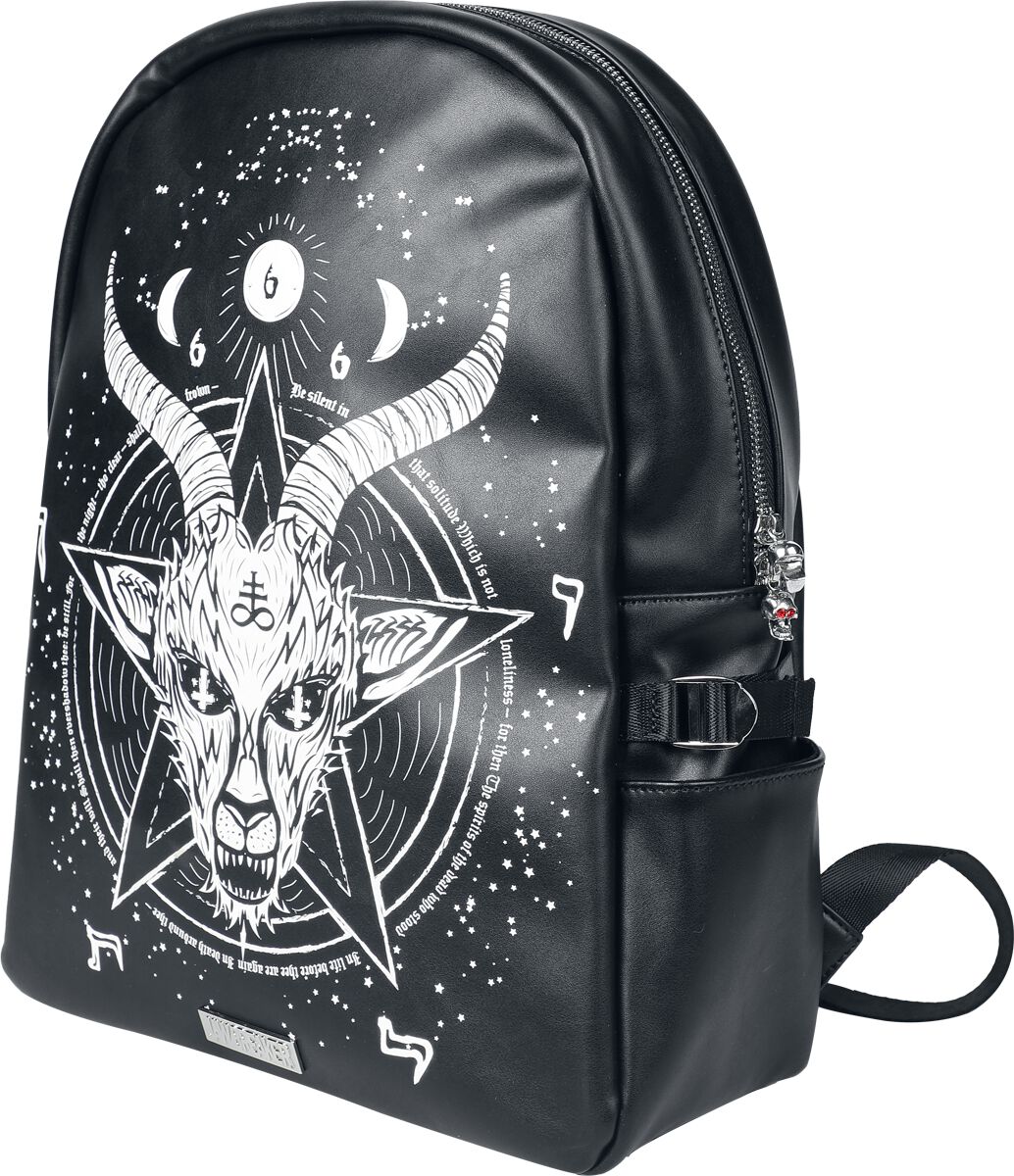 Sac à dos Gothic de Jawbreaker - Evil Goat - pour Femme - noir/blanc - Jawbreaker