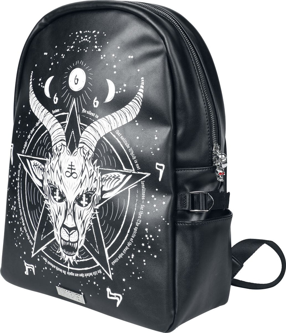 Sac à dos Gothic de Jawbreaker - Evil Goat - pour Femme - noir/blanc - Jawbreaker
