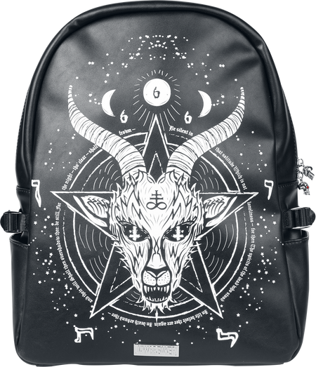 Sac à dos Gothic de Jawbreaker - Evil Goat - pour Femme - noir/blanc - Jawbreaker - View 2