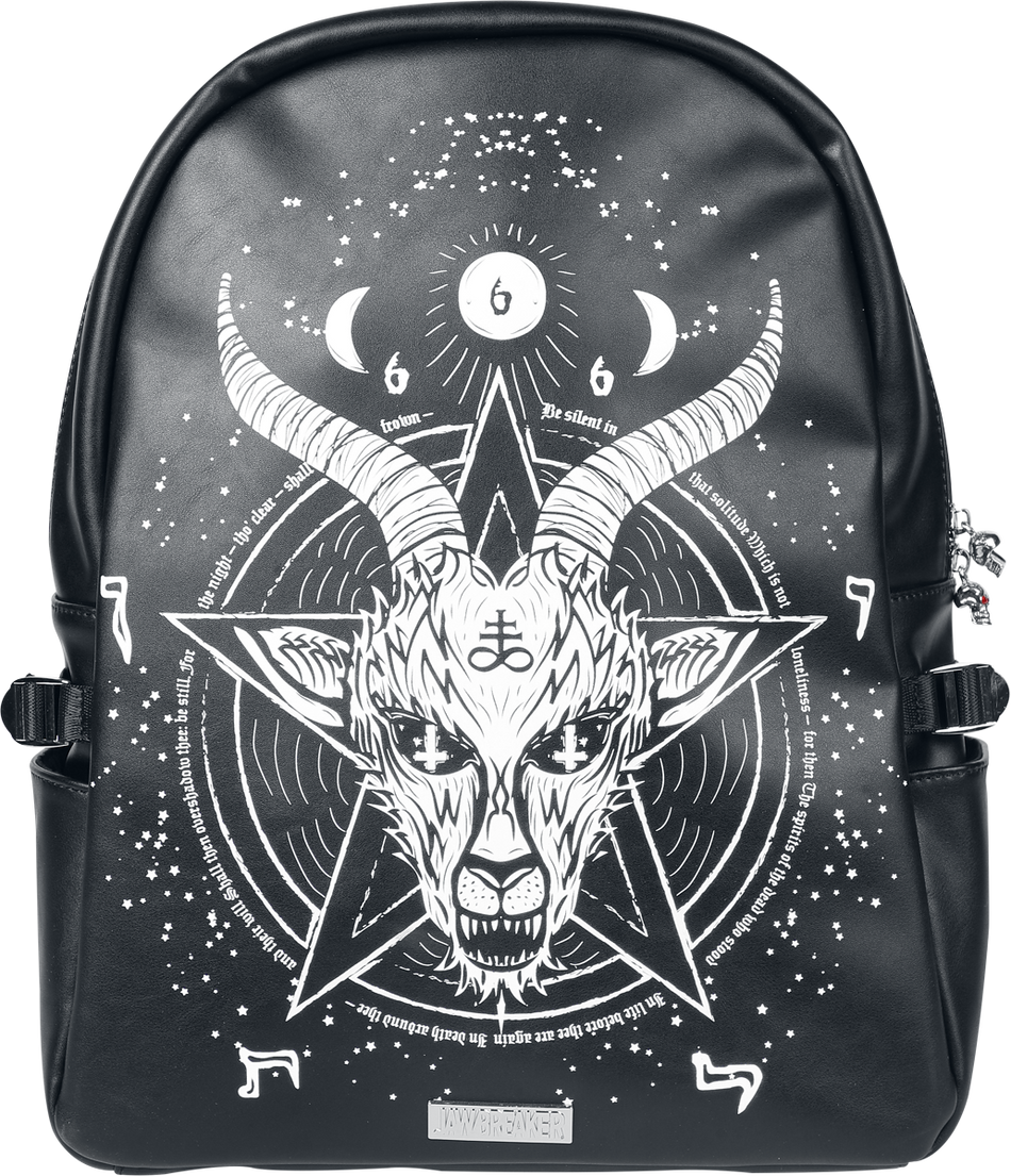 Sac à dos Gothic de Jawbreaker - Evil Goat - pour Femme - noir/blanc - Jawbreaker - View 2