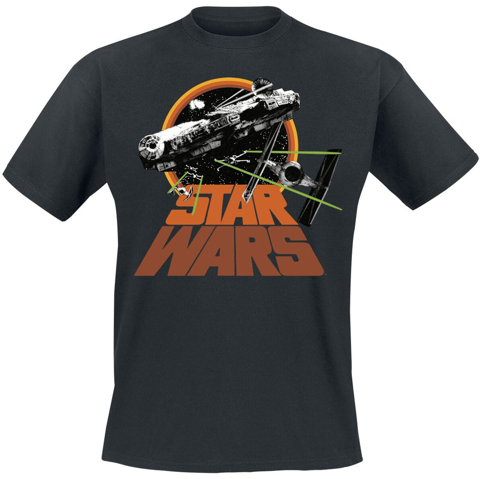T-Shirt Manches courtes Disney de Star Wars - Galactic Battle - S à XXL - pour Homme - noir - Star Wars