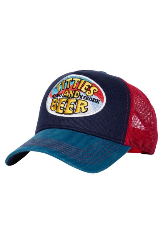 Casquette Rockabilly de King Kerosin - Titties and Beer - Casquette - pour Unisexe - multicolore - King Kerosin