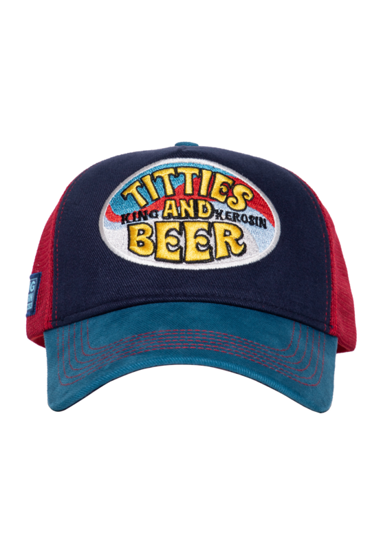 Casquette Rockabilly de King Kerosin - Titties and Beer - Casquette - pour Unisexe - multicolore - King Kerosin - View 2