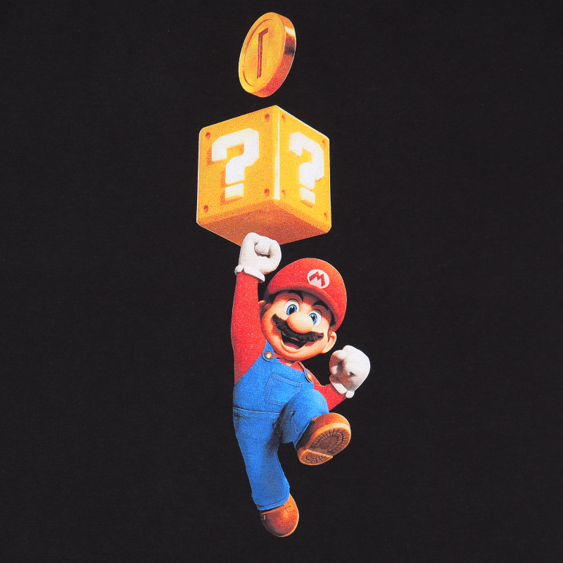 T-Shirt Manches courtes Gaming de Super Mario Bros. - Mario Coin - M - pour Unisexe - noir - Super Mario Bros. - View 2