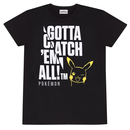 T-Shirt Manches courtes Gaming de Pokémon - Jumbo - S à M - pour Unisexe - noir - Pokémon