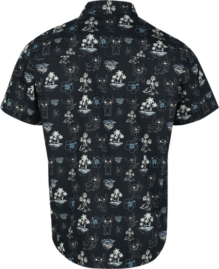 Chemise manches courtes Disney de Lilo & Stitch - Black Summer - S à XXL - pour Homme - multicolore - Lilo & Stitch - View 2