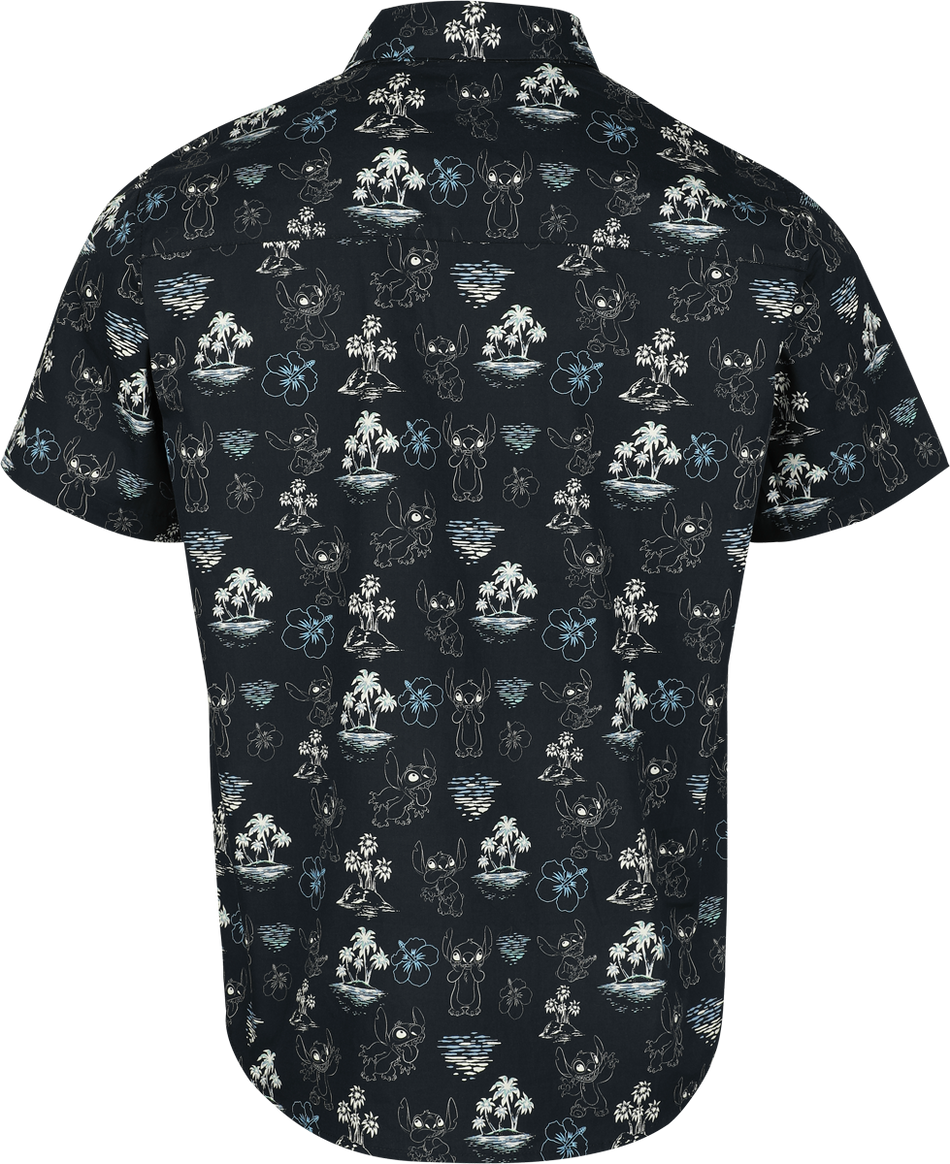 Chemise manches courtes Disney de Lilo & Stitch - Black Summer - S à XXL - pour Homme - multicolore - Lilo & Stitch - View 2