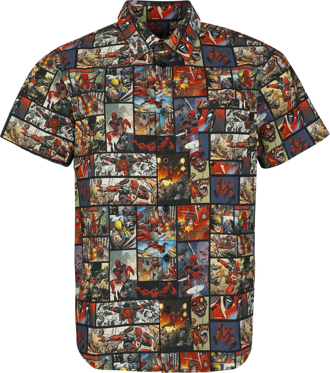 Chemise manches courtes Disney de Deadpool - Deadpool - Comic - S à XXL - pour Homme - multicolore - Deadpool