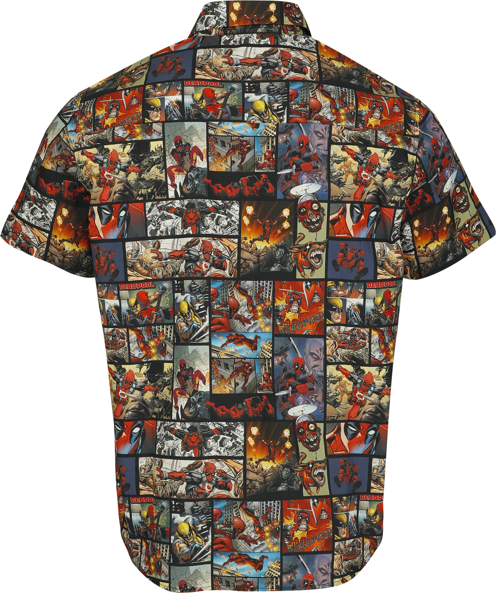 Chemise manches courtes Disney de Deadpool - Deadpool - Comic - S à XXL - pour Homme - multicolore - Deadpool - View 2