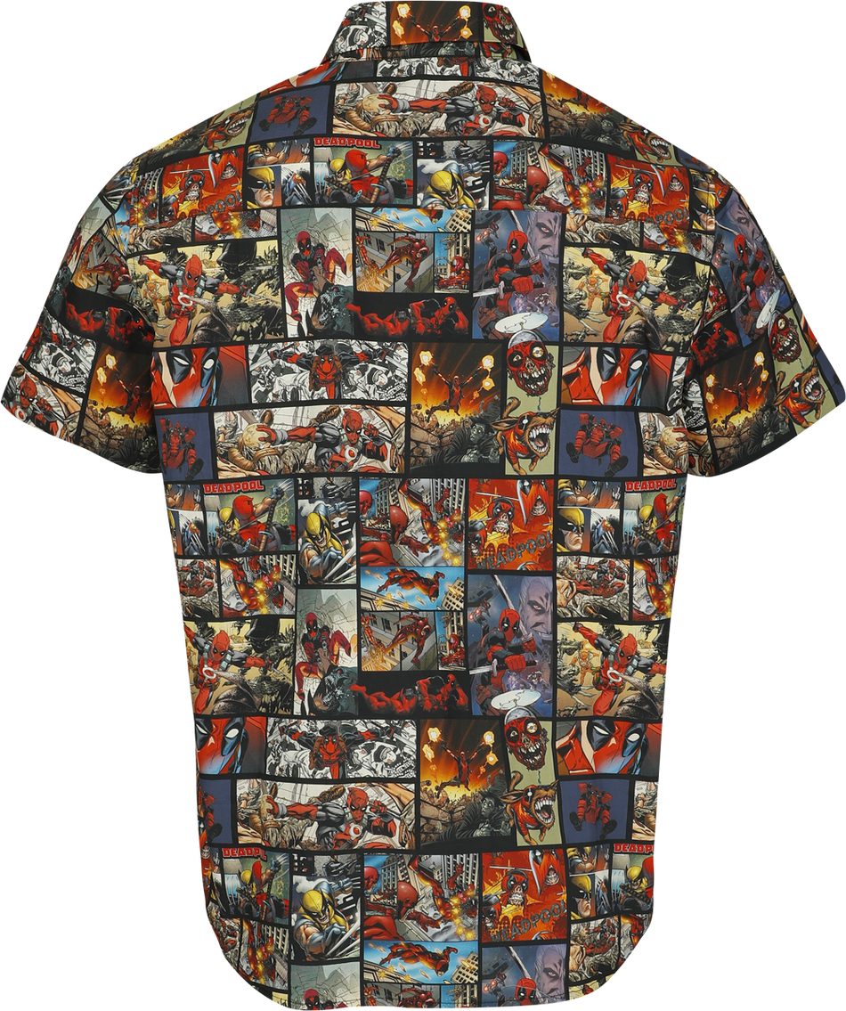 Chemise manches courtes Disney de Deadpool - Deadpool - Comic - S à XXL - pour Homme - multicolore - Deadpool - View 2
