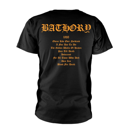 T-Shirt Manches courtes  de Bathory - Blood Fire Death - S à XXL - pour Homme - noir - Bathory - View 2