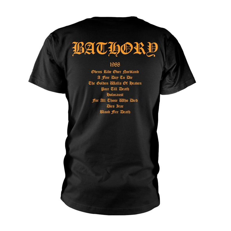 T-Shirt Manches courtes  de Bathory - Blood Fire Death - S à XXL - pour Homme - noir - Bathory - View 2