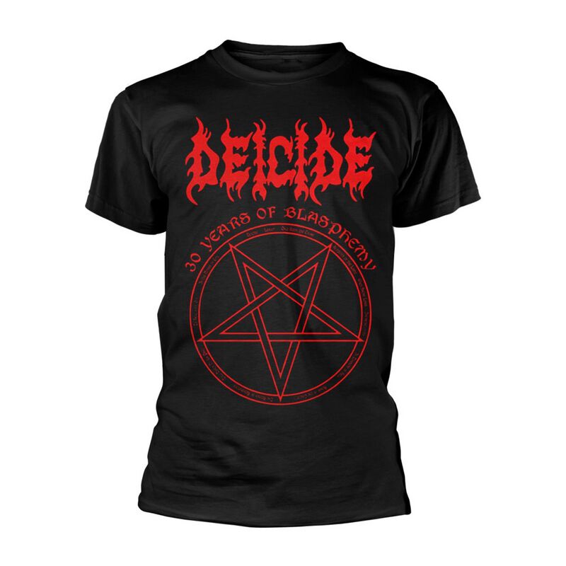 T-Shirt Manches courtes  de Deicide - 30 Years Of Blasphemy - S à XXL - pour Homme - noir - Deicide