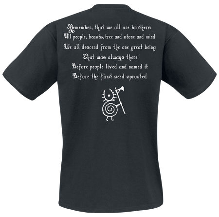 T-Shirt Manches courtes  de Heilung - Remember - S à XXL - pour Homme - noir - Heilung - View 2