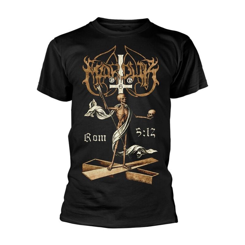 T-Shirt Manches courtes  de Marduk - Rom 5:12 - S à XXL - pour Homme - noir - Marduk