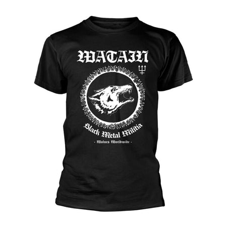T-Shirt Manches courtes  de Watain - Black Metal Militia - S à XXL - pour Homme - noir - Watain