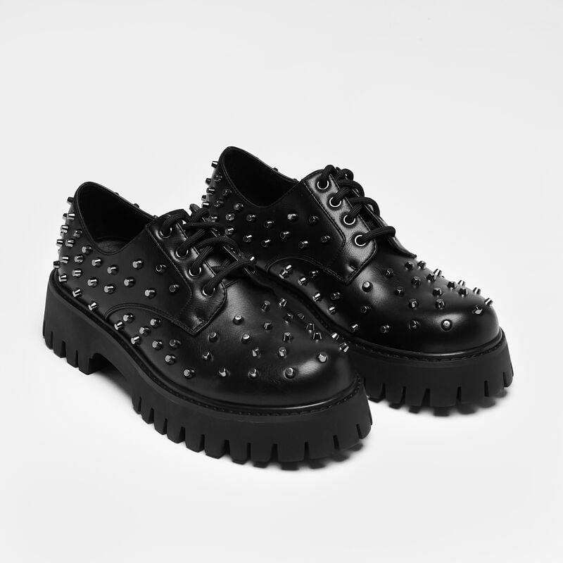 Baskets Gothic de KOI - Penitent Men’s Studded Shoes - Black - EU42 à EU46 - pour Homme - noir - KOI