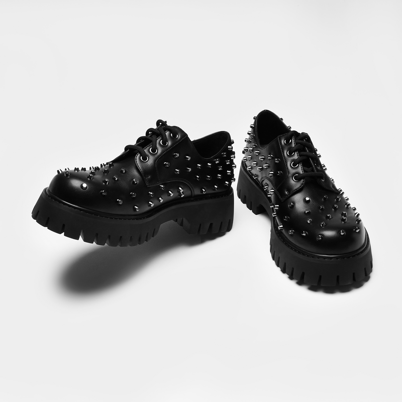 Baskets Gothic de KOI - Penitent Men’s Studded Shoes - Black - EU42 à EU46 - pour Homme - noir - KOI - View 2