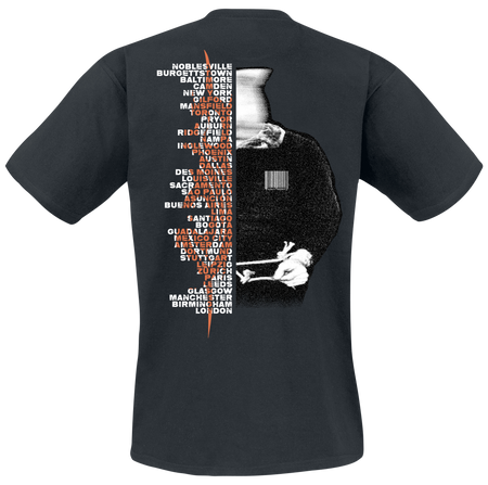 T-Shirt Manches courtes  de Slipknot - Tour 2024 Bound - S à L - pour Homme - noir - Slipknot - View 2