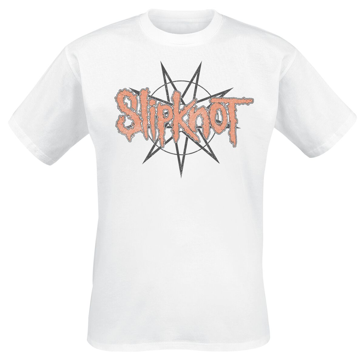T-Shirt Manches courtes  de Slipknot - Tour 2024 Faces - S à L - pour Homme - blanc - Slipknot