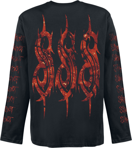 T-shirt manches longues  de Slipknot - Bloody Head - S à XXL - pour Homme - noir - Slipknot - View 2