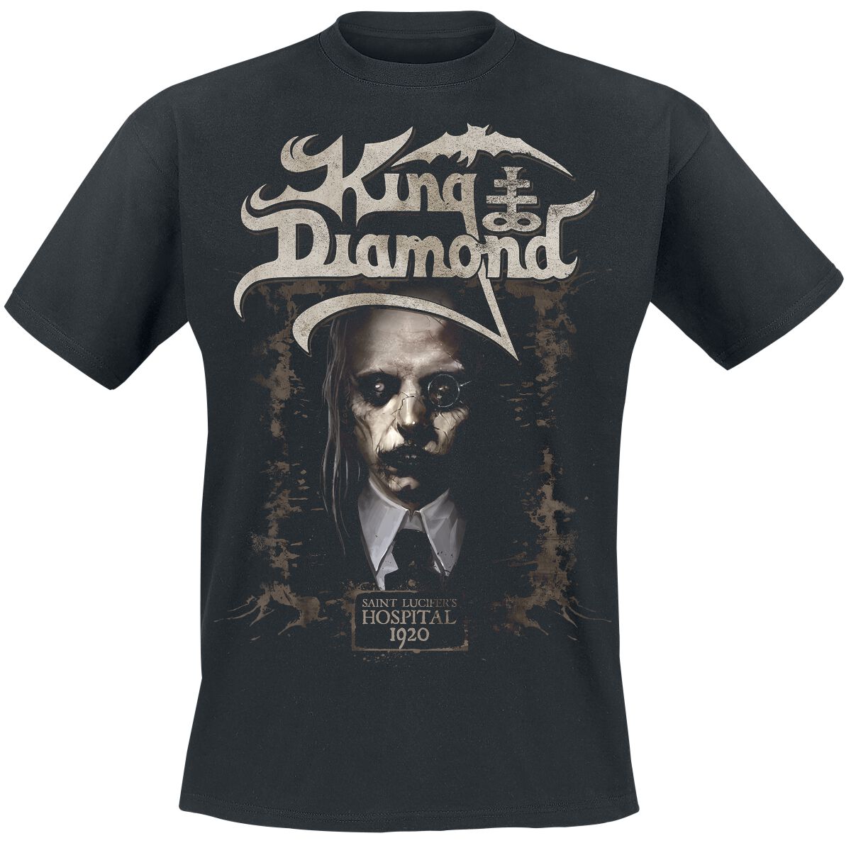 T-Shirt Manches courtes  de King Diamond - The Doctor - S à 3XL - pour Homme - noir - King Diamond