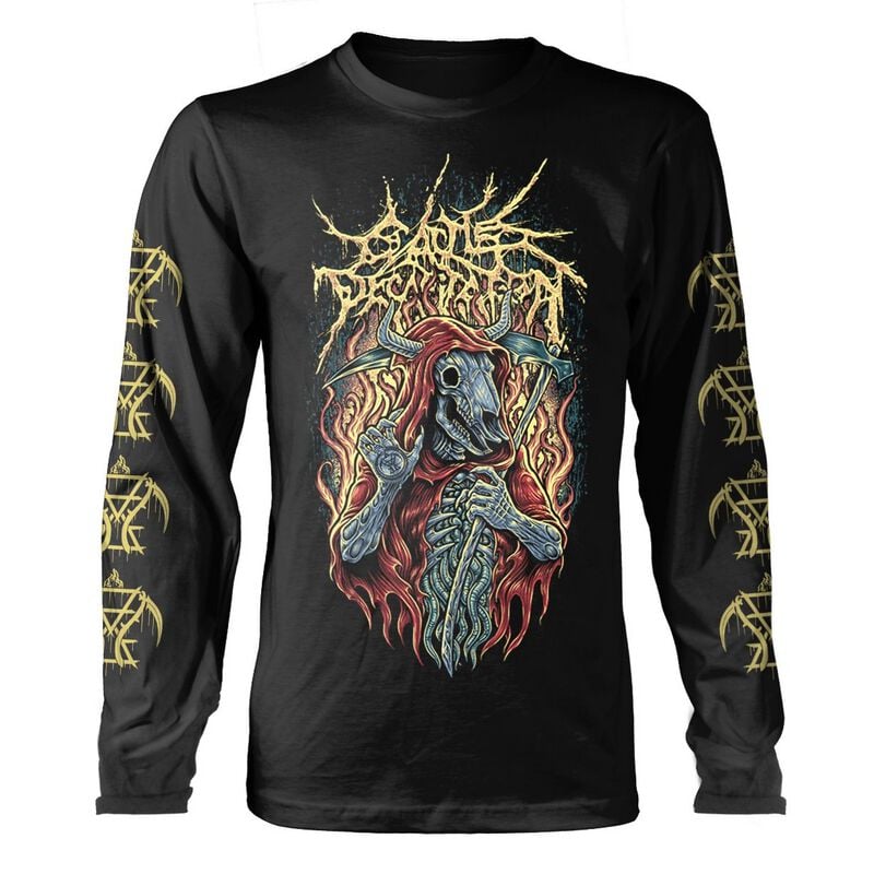 T-shirt manches longues  de Cattle Decapitation - Reaper Ramirez - S à XXL - pour Homme - noir - Cattle Decapitation