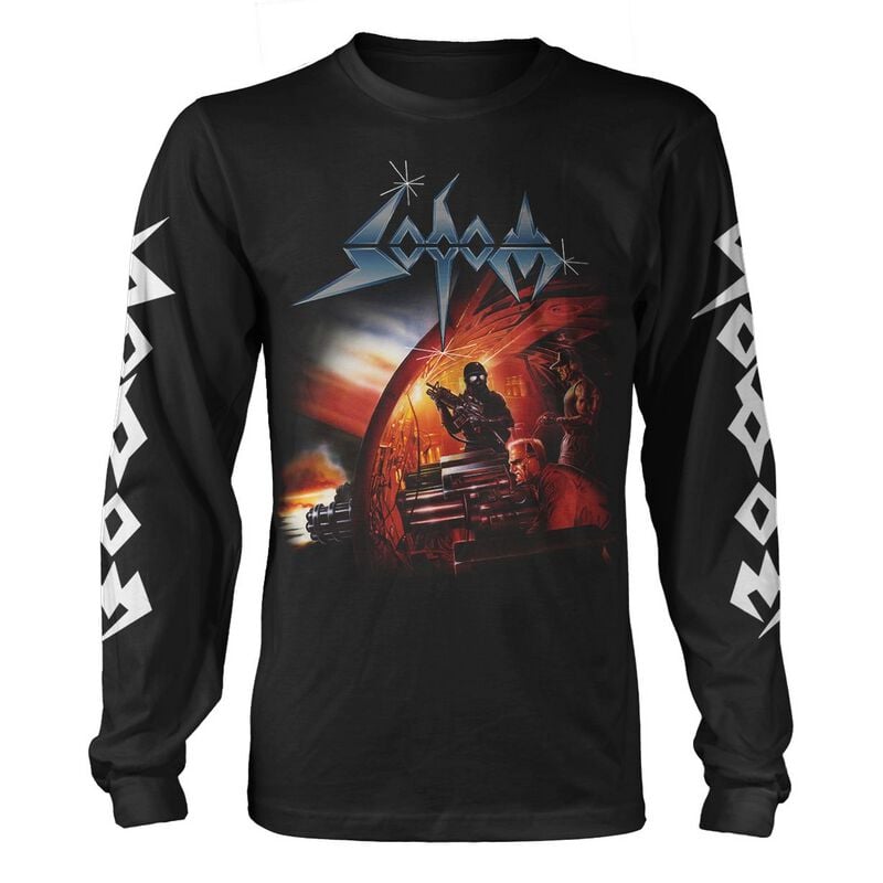 T-shirt manches longues  de Sodom - Agent orange - S à XXL - pour Homme - noir - Sodom