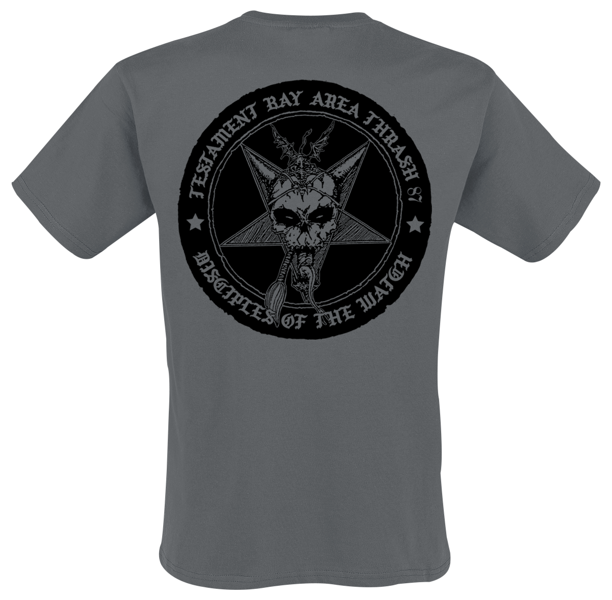 T-Shirt Manches courtes  de Testament - Bay Area Thrash Blackout - S à XXL - pour Homme - anthracite - Testament - View 2