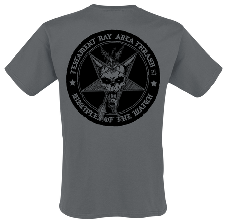 T-Shirt Manches courtes  de Testament - Bay Area Thrash Blackout - S à XXL - pour Homme - anthracite - Testament - View 2