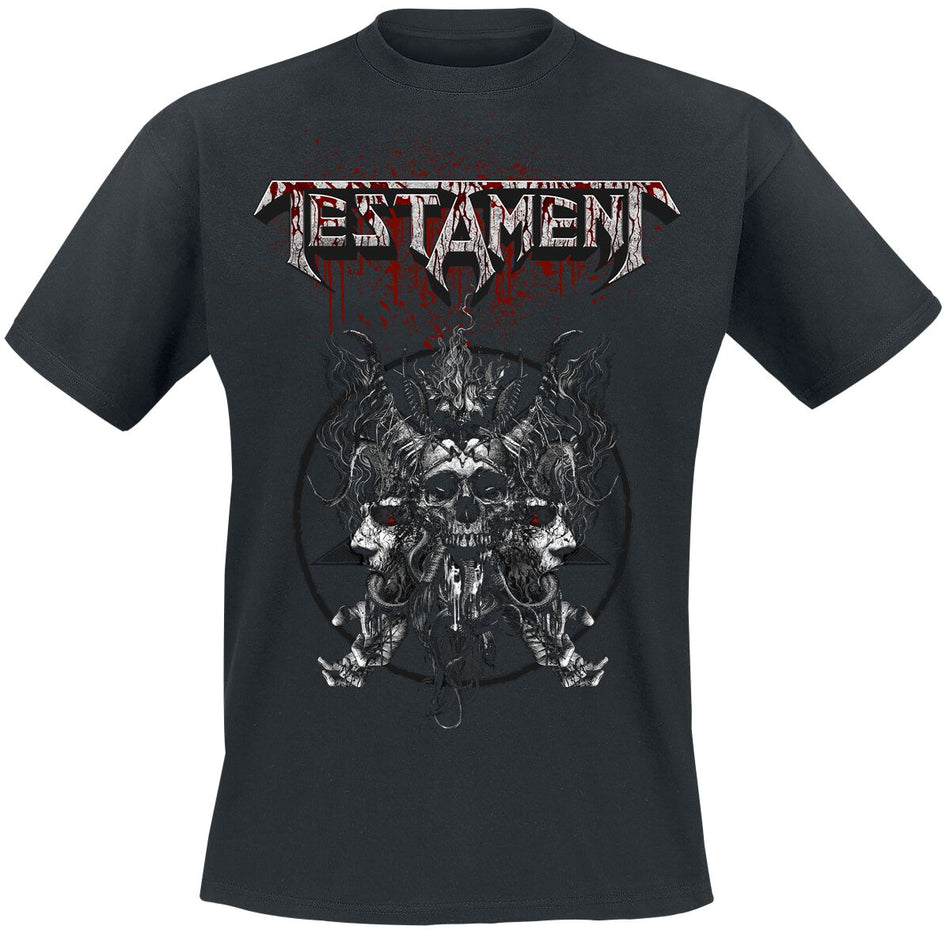 T-Shirt Manches courtes  de Testament - Skull Blood - S à XXL - pour Homme - noir - Testament