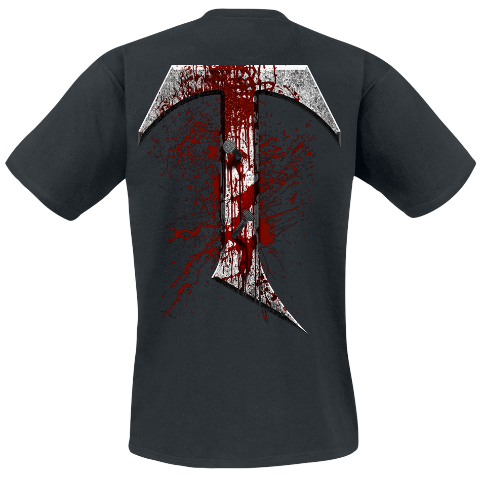 T-Shirt Manches courtes  de Testament - Skull Blood - S à XXL - pour Homme - noir - Testament - View 2