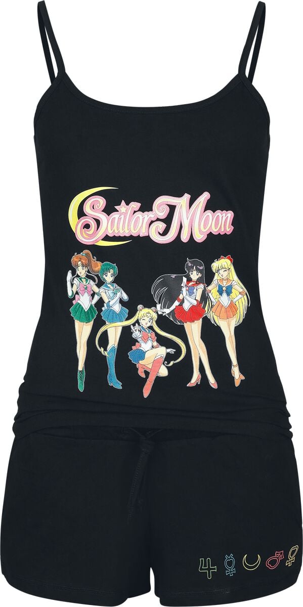 Pyjama  de Sailor Moon - Group - S à 3XL - pour Femme - noir - Sailor Moon