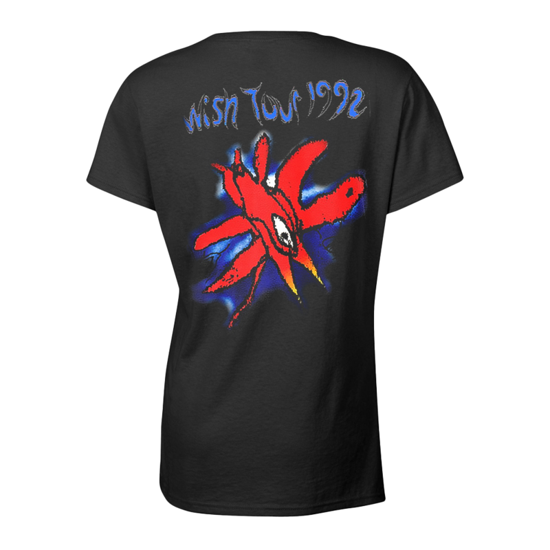 T-Shirt Manches courtes  de The Cure - Wish Tour 92 - S à XXL - pour Femme - noir - The Cure - View 2