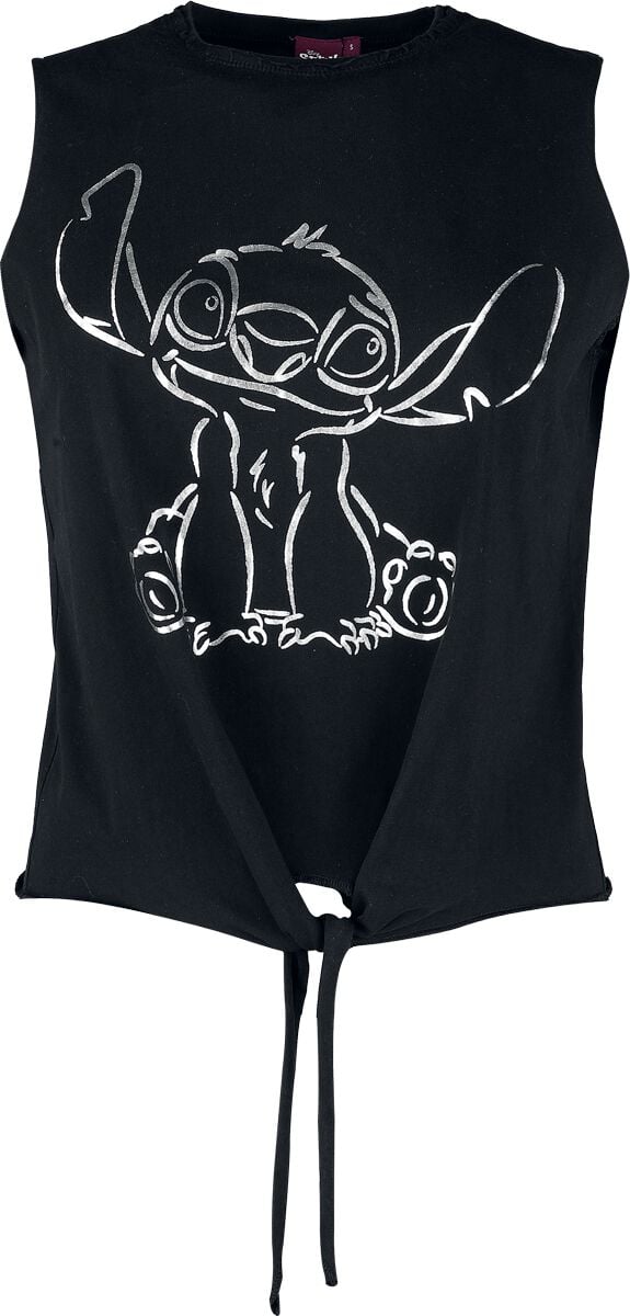 Top Disney de Lilo & Stitch - Stitch - M à 3XL - pour Femme - noir - Lilo & Stitch