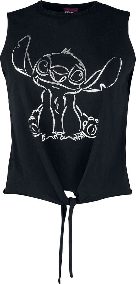 Top Disney de Lilo & Stitch - Stitch - M à 3XL - pour Femme - noir - Lilo & Stitch