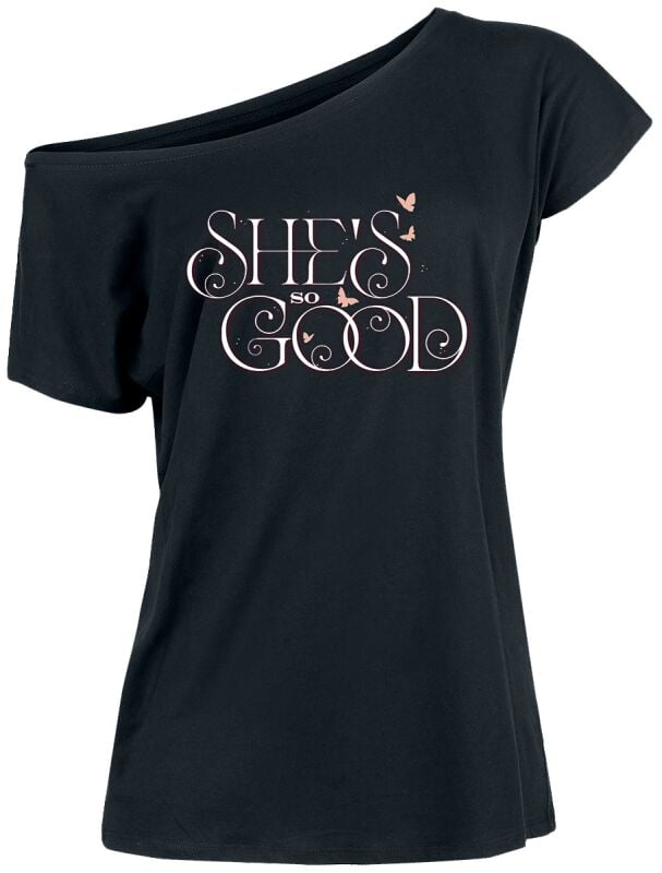 T-Shirt Manches courtes  de Wicked - She`s So Good - M à XL - pour Femme - noir - Wicked