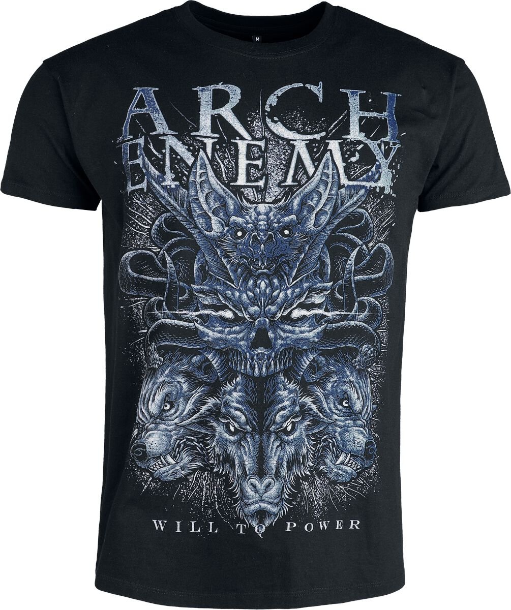 T-Shirt Manches courtes  de Arch Enemy - Will To Power - S à XXL - pour Homme - noir - Arch Enemy