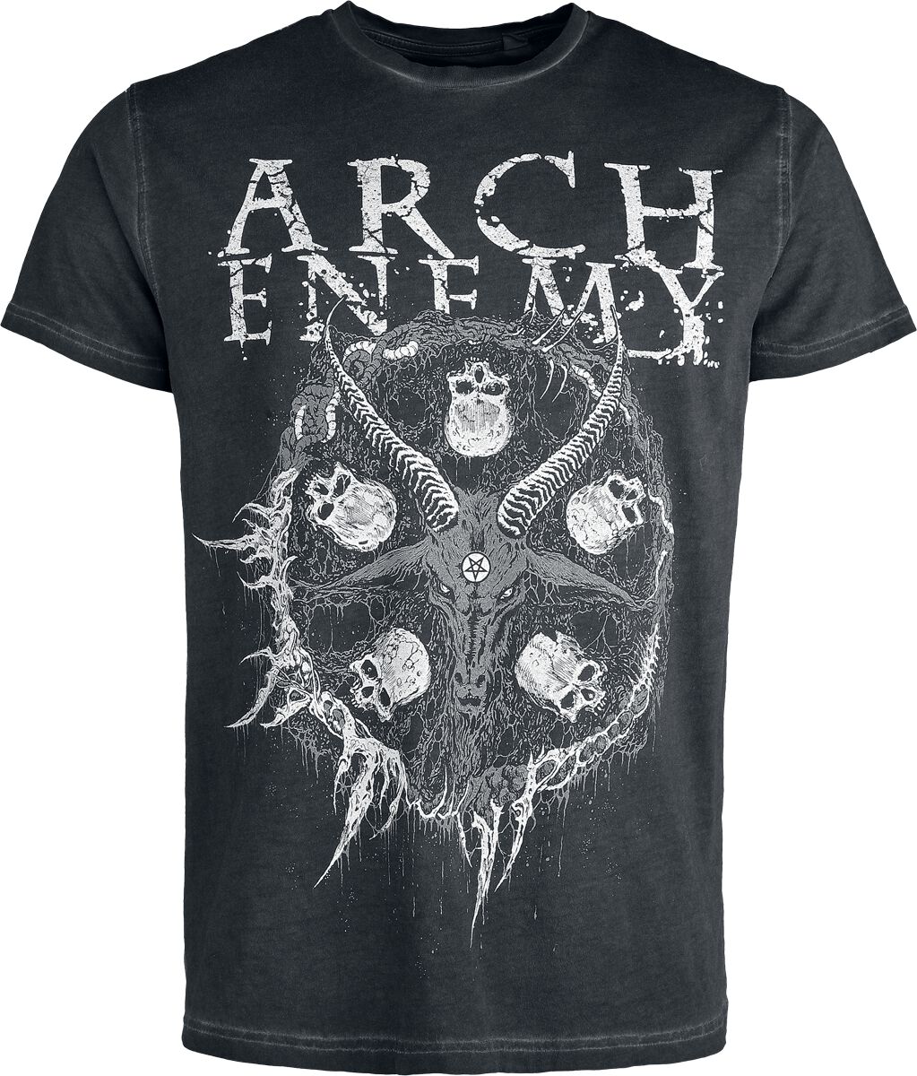 T-Shirt Manches courtes  de Arch Enemy - Symbol Riddick - S à 4XL - pour Homme - anthracite - Arch Enemy