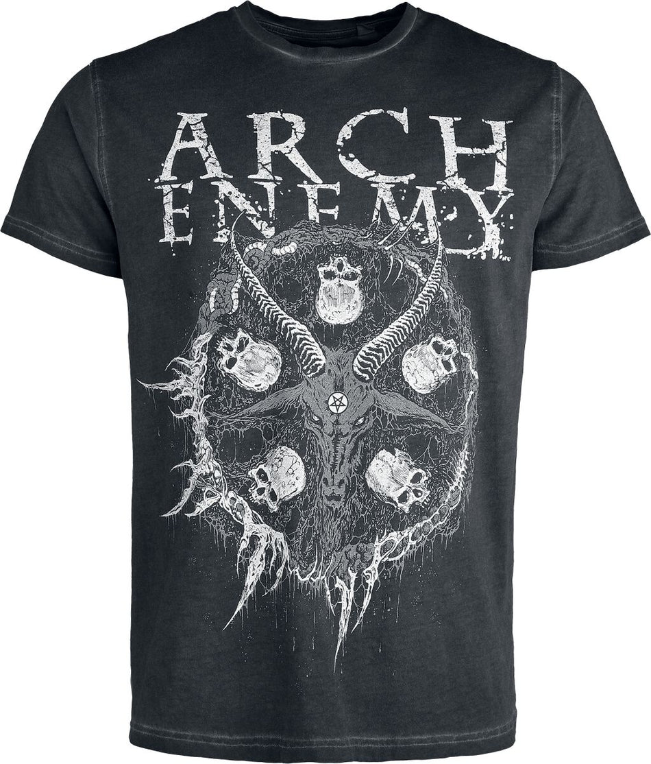T-Shirt Manches courtes  de Arch Enemy - Symbol Riddick - S à 4XL - pour Homme - anthracite - Arch Enemy