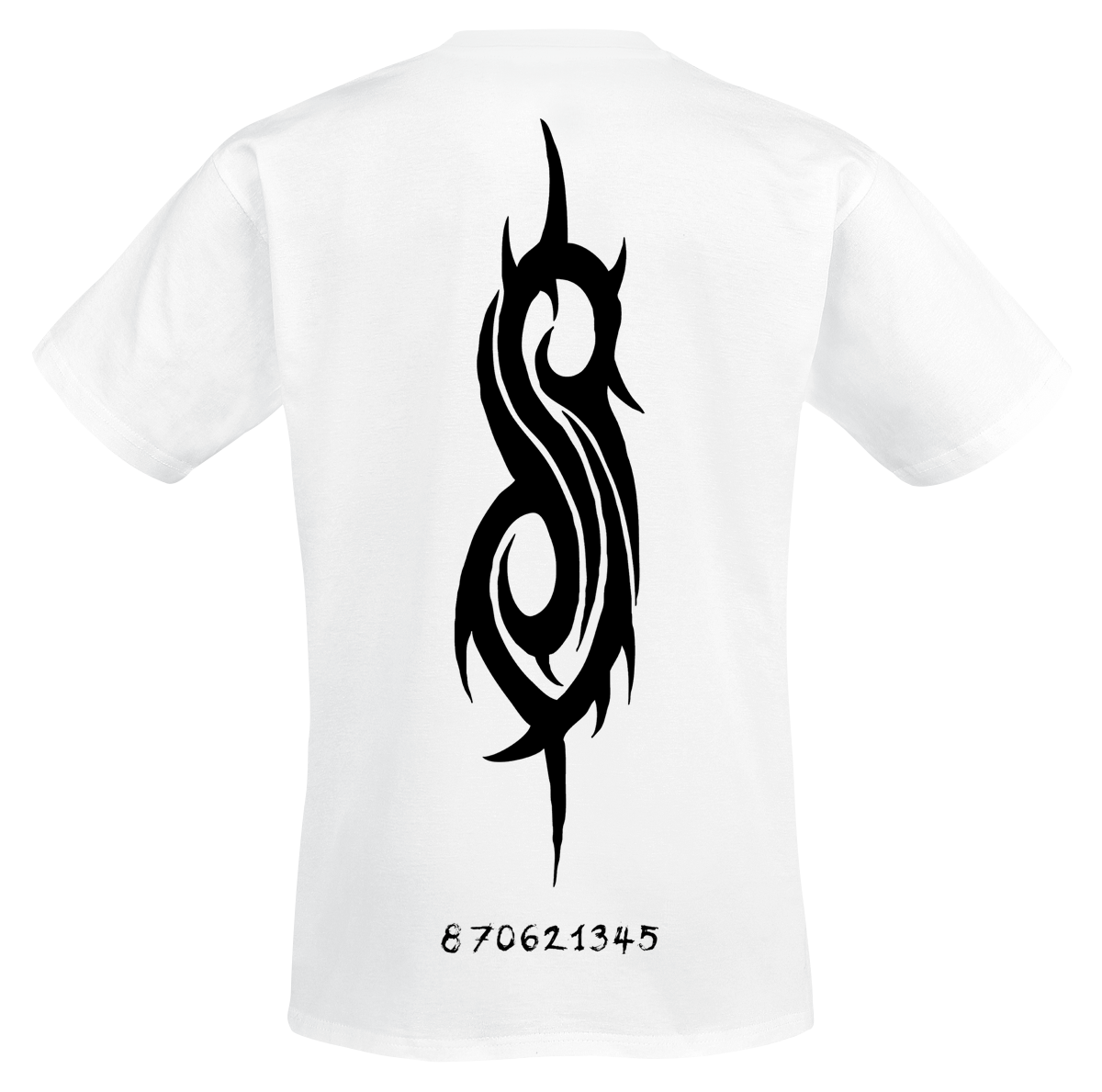 T-Shirt Manches courtes  de Slipknot - Numbers - S à 3XL - pour Homme - blanc - Slipknot - View 2