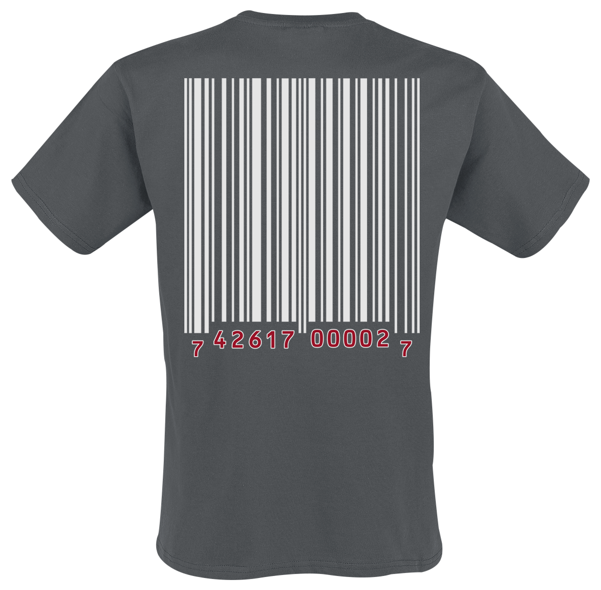 T-Shirt Manches courtes  de Slipknot - Barcode - M à XXL - pour Homme - anthracite - Slipknot - View 2