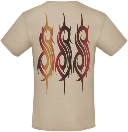 T-Shirt Manches courtes  de Slipknot - Surfacing - S à XXL - pour Homme - sable - Slipknot - View 2