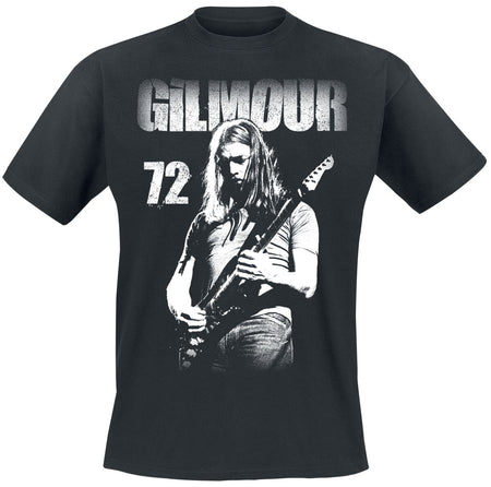 T-Shirt Manches courtes  de David Gilmour - Live 1972 - S à L - pour Homme - noir - David Gilmour