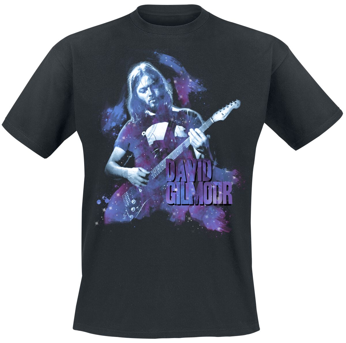 T-Shirt Manches courtes  de David Gilmour - Stardust - S à XL - pour Homme - noir - David Gilmour
