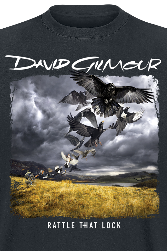 T-Shirt Manches courtes  de David Gilmour - Rattle that lock - S à 3XL - pour Homme - noir - David Gilmour - View 2