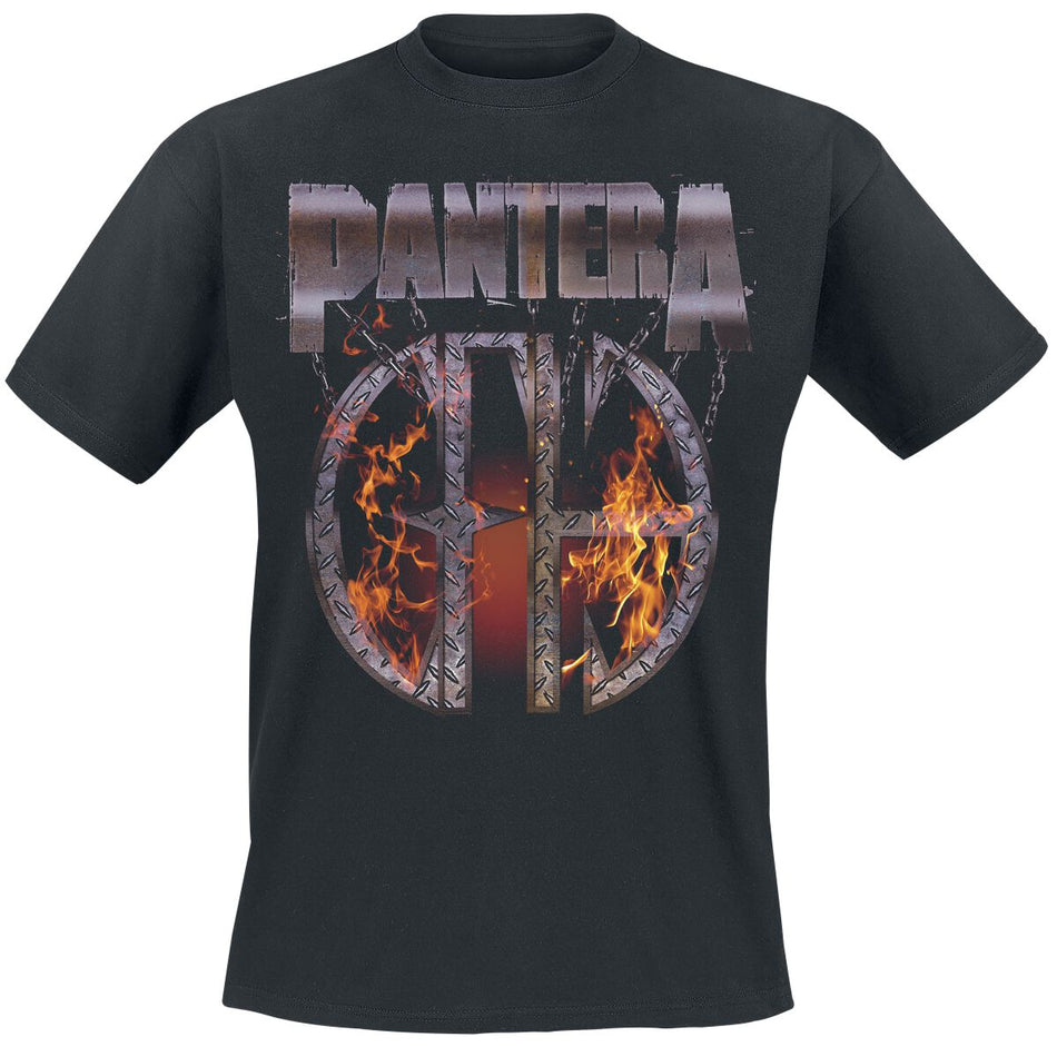 T-Shirt Manches courtes  de Pantera - CFH Flames - S à 3XL - pour Homme - noir - Pantera