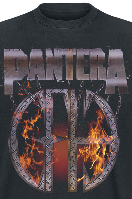 T-Shirt Manches courtes  de Pantera - CFH Flames - S à 3XL - pour Homme - noir - Pantera - View 2