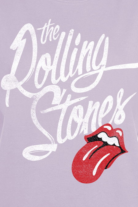 T-Shirt Manches courtes  de The Rolling Stones - Script - S à XXL - pour Femme - lilas - The Rolling Stones - View 2